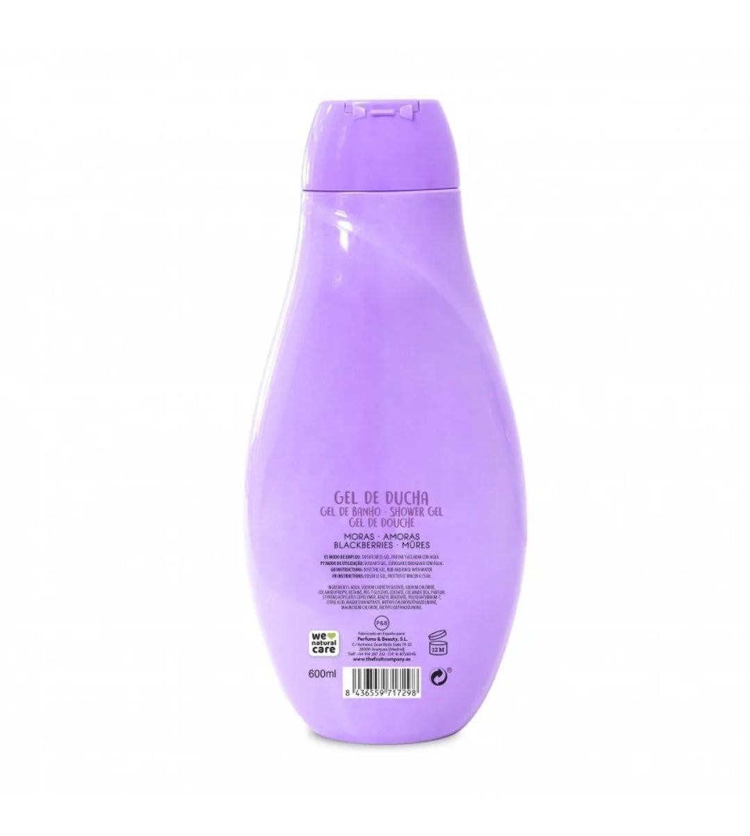 Gel Douche Mûre 600ml The Fruit Company