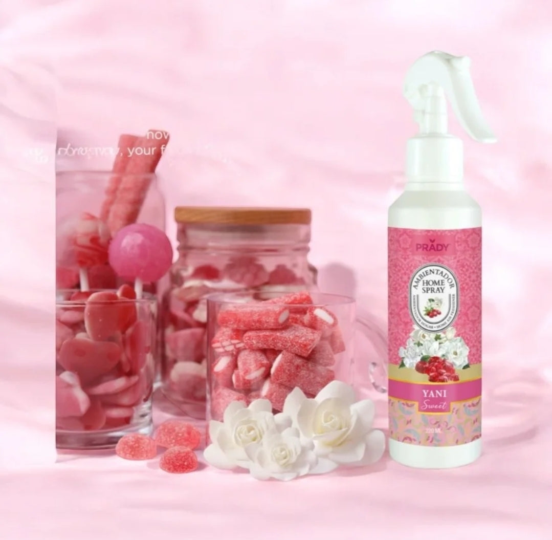 Spray Maison et Tissu Yani Sweet 100 ml - Inspiré de Candy Yara de Lattafa