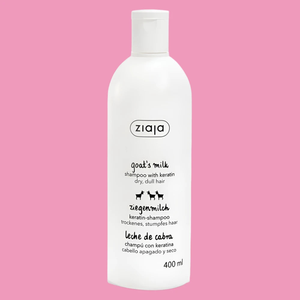 Shampoing Fortifiant à la Kératine et au Lait de Chèvre - Maxi Format 400ml Ziaja